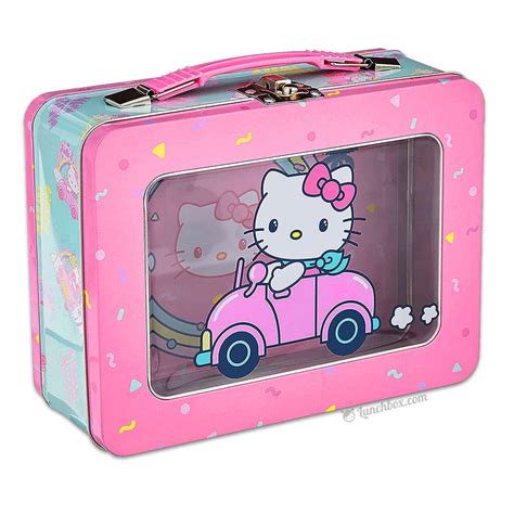 vtg hello kitty metal lunch box|Hello Kitty Metal Lunch Box with for sale .